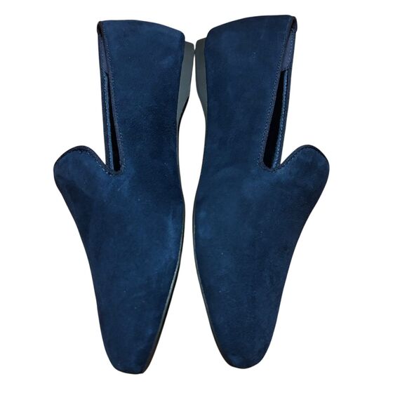Birdies The Starling Loafer in Navy Velvet - Size 7W - Picture 3 of 7